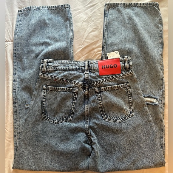 HUGO‎ BOSS 937 Relaxed Fit Jeans in Blue Rigid Denim - Size 25 - New - Picture 7 of 16